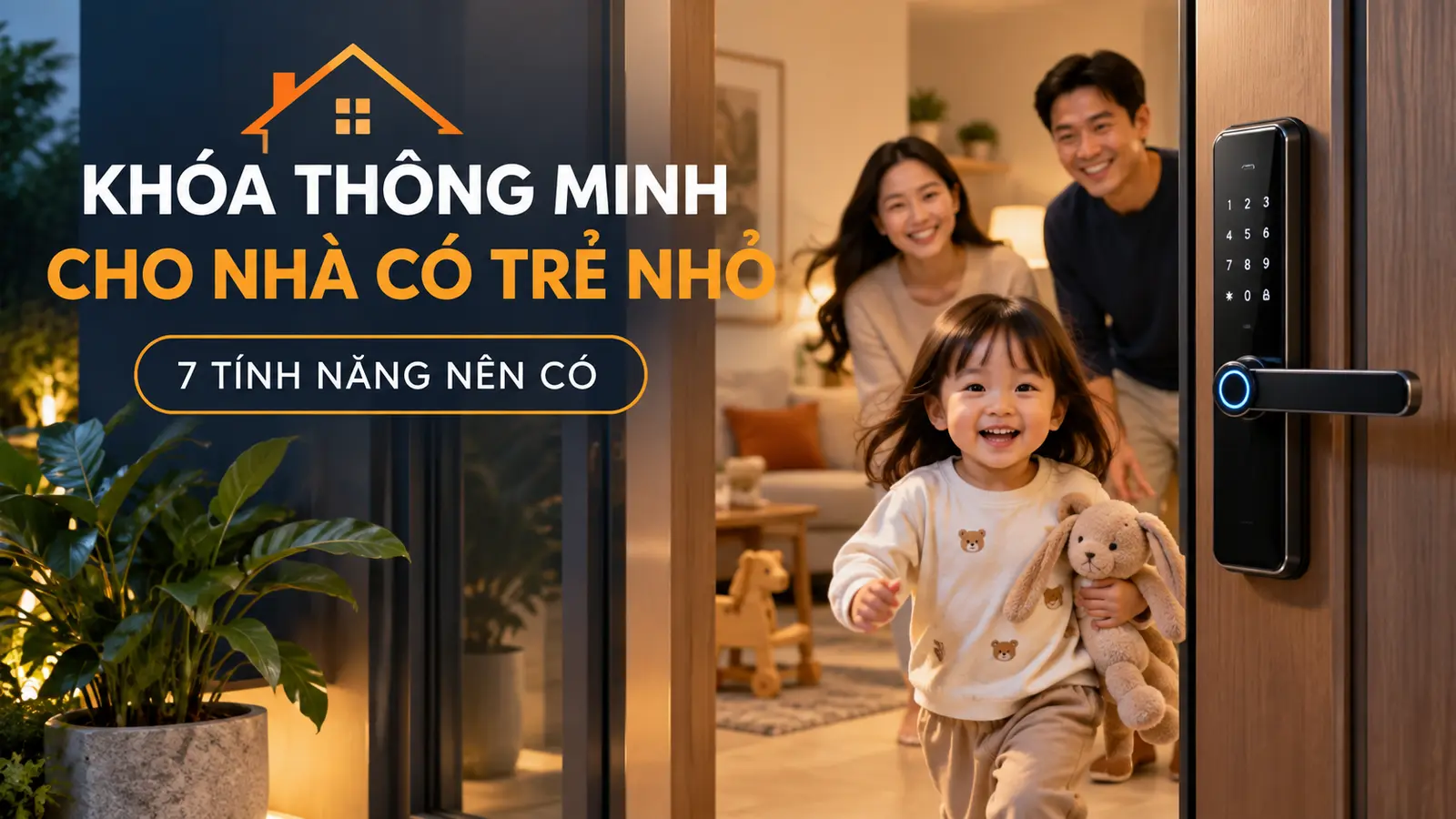 Khóa thông minh cho nhà có trẻ nhỏ: 7 tính năng nên có