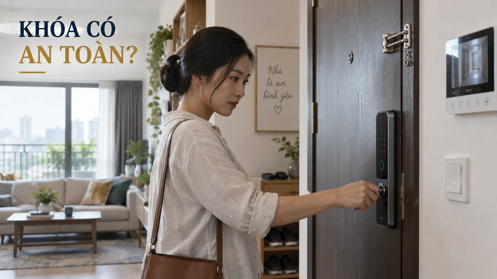 Khóa cửa thông minh có an toàn không? Đánh giá theo lớp bảo mật