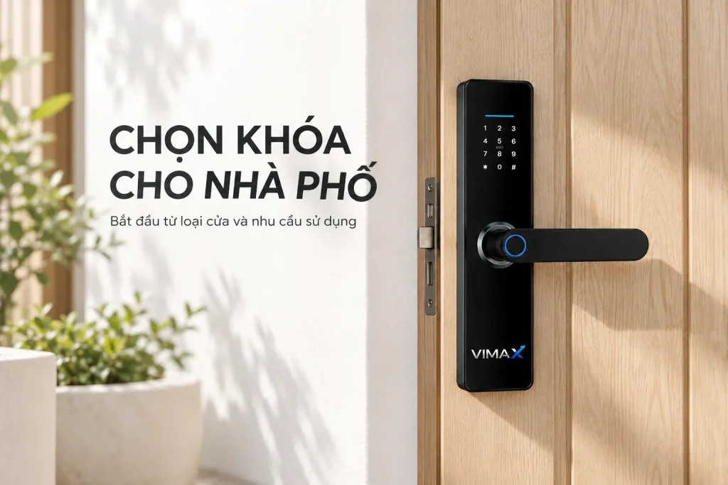 Khóa cửa thông minh loại nào phù hợp nhà phố?