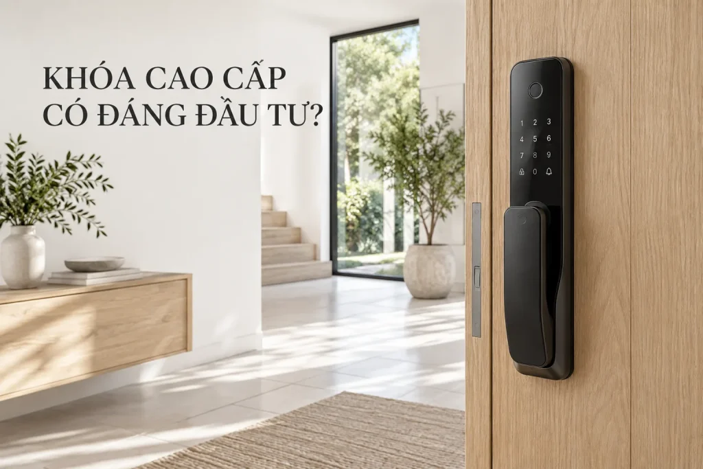 Khóa cửa thông minh cao cấp có đáng đầu tư?