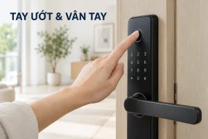Tay ướt có mở được khóa vân tay không? Cách xử lý phù hợp