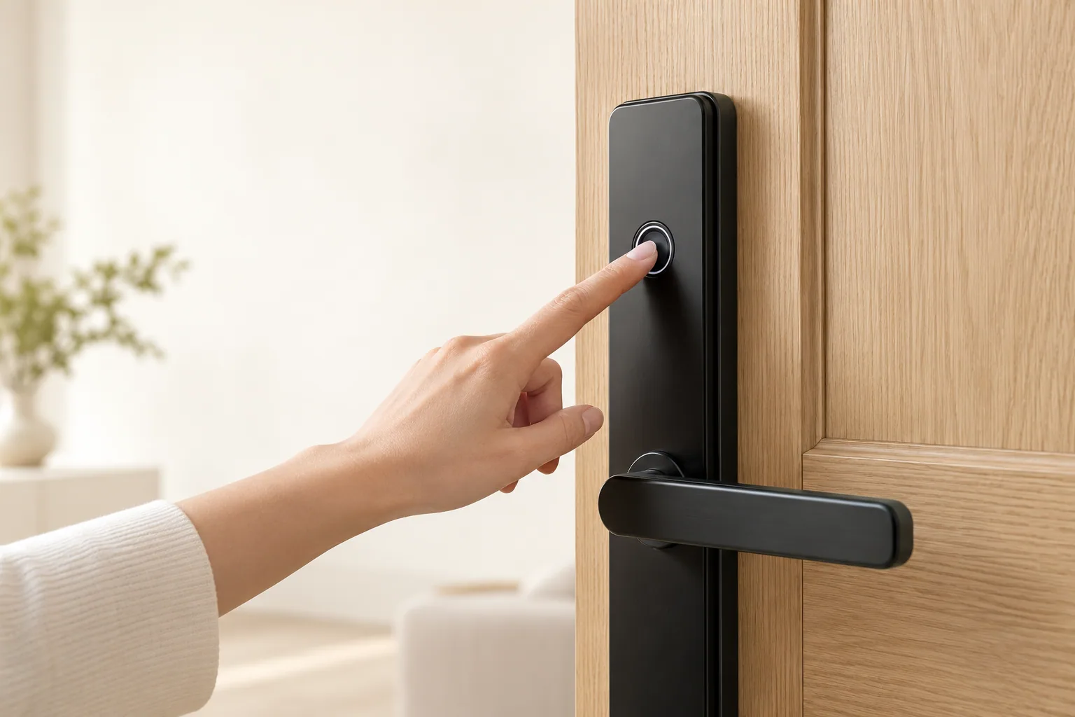 Khóa vân tay 1 chạm và mở nhiều bước khác gì nhau?